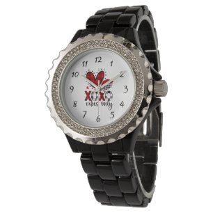 Relógio Love Vibs Only Rhinestone Watch