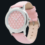 Relógio Luxo Blush Rosa Rosa Rosa Dourada Diamante Tufado<br><div class="desc">Luxúria Rosa Rosa Rosa Dourada Padrão Tufado de Diamante - ou Adicione Seu Nome / Texto - Faça seu presente especial! Redimensionar e mover ou remover / adicionar texto / elementos com a ferramenta Personalização! Design por MIGNED! Por favor, veja meus outros projetos/designs e pinturas. Você também pode transferir meus...</div>