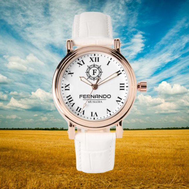 Relógio Luxurious and distinguished Custom Monogrammed (Criador carregado)