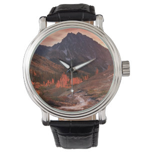 Relógio Luz de outubro na bacia do farol