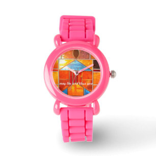 Relógio Luz mágica que sai das janelas da Igreja