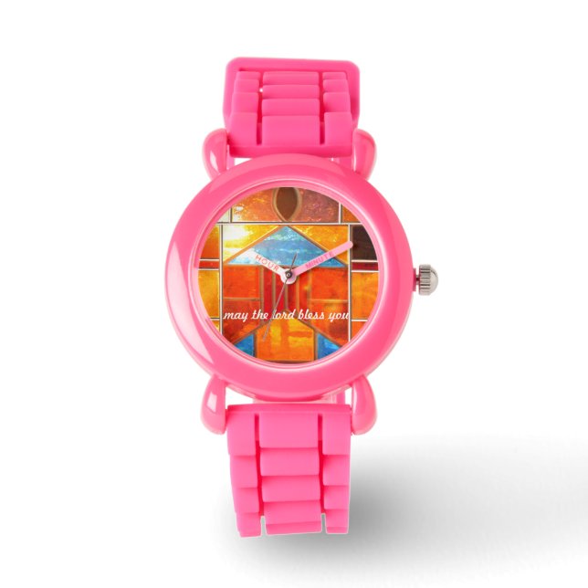 Relógio Luz mágica que sai das janelas da Igreja (Frente)