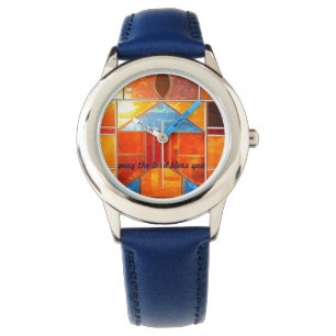 Relógio Luz mágica que sai das janelas da Igreja