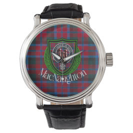 Relógio MacNaughton Scottish Clan Tartan & Crest