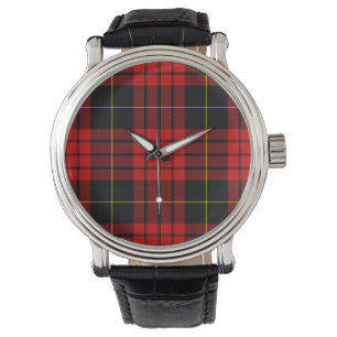 Relógio MacQueen Tartan Red and Black Xadrez