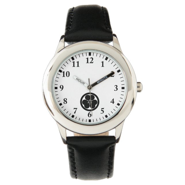 Relógio Madeira de sorla em círculo (Frente)