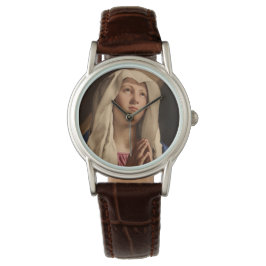 Relógio Madonna Praying (Virgem Maria) (Arte Cristã)