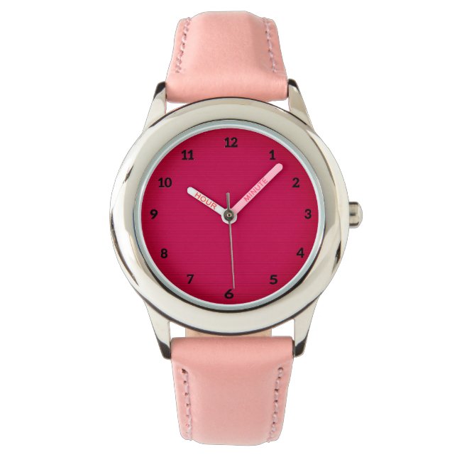 Relógio Magenta Patchwork eWatch (Frente)
