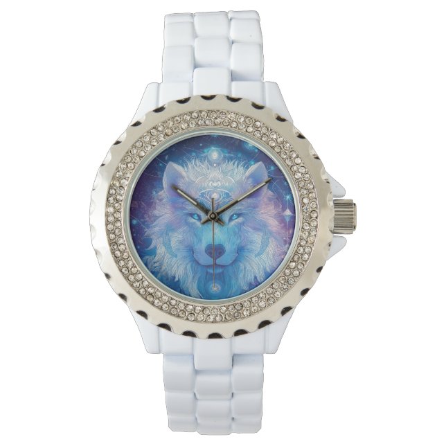 Relógio Magischer Wolf Armbanduhr für Damen (Frente)