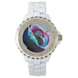 Relógio Majestade da Meia-Noite: A Beleza Escura dos Rosas