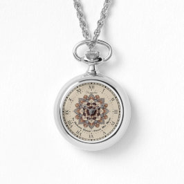 Relógio Mandala Latino Hipócrates Cita Necklace EWatch