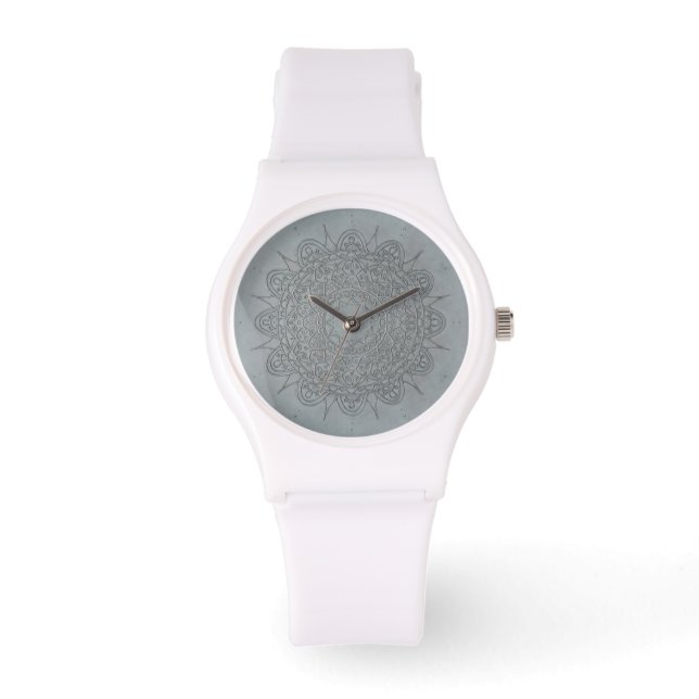 Relógio mandala pattern (Frente)