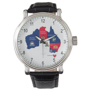 Relógio Mapa da Austrália