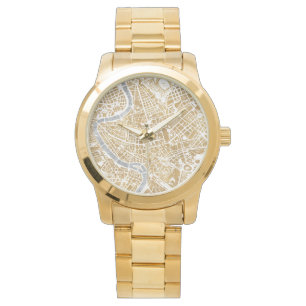 Relógio Mapa Da Cidade De Roma