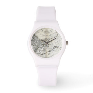 RELÓGIO MAPA: NORTH PACIFIC