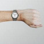 Relógio Marca Branca de Negócios no Men's Watch<br><div class="desc">O logotipo da sua empresa em fundo branco no relógio masculino. Acessório que você pode incluir em seus produtos de promocional, fornecer itens ou presentes aos seus clientes ou clientes para anunciar sua empresa ou promover sua marca. Observe personalizável que você pode colocar o logotipo de sua empresa para criar...</div>