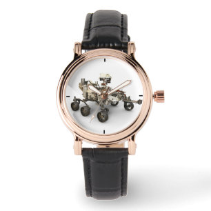 Relógio Mars Perseverance Rover Em Fundo Branco.