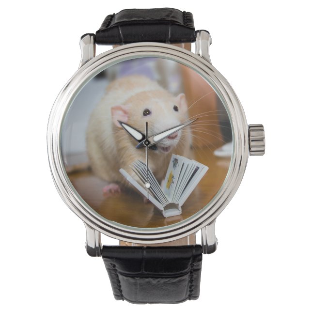Relógio Marty Mouse I Love Read Watch (Frente)