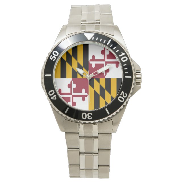 Relógio Maryland Flag Watch (Frente)