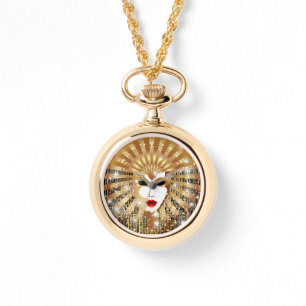 Relógio Máscara do ouro Venice