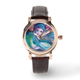 Relógio MÁSCARA EM AZUL - Mascarada Veneza