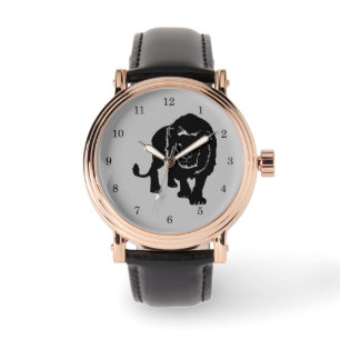Relógio masculino com Leão