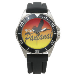 Relógio Masculino Preto de Aço Inoxidável 