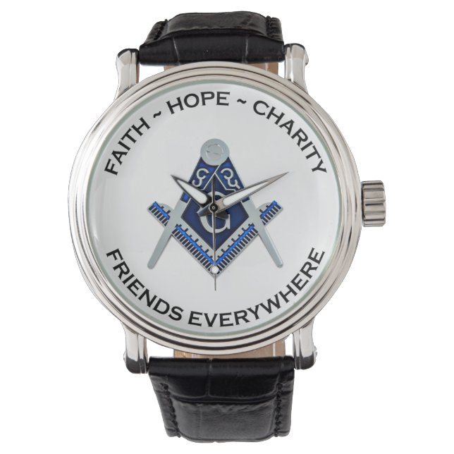 Relógio Masonic Watch Blue (Frente)