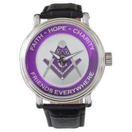 Relógio Masonic Watch Purple