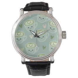 Relógio Matcha Moments Watch – Kawaii Green Tea Latte Time