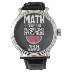Relógio Matemática. Engraçado Math Sarcasm Cote Gift
