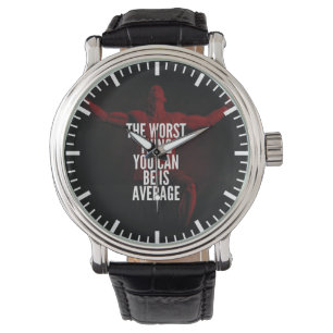 Relógio MÉDIA - Motivação do Workout de Construção de Emba