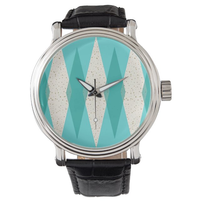 Relógio Meio século Modern Argyle Leather Watch (Frente)