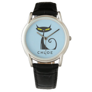 Relógio Meio século Retroativo Moderno do Atômico Negro
