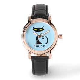 Relógio Meio século Retroativo Moderno do Atômico Negro