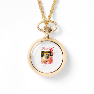 Relógio Melhor arco vermelho mãe pai foto cão/animal