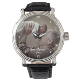 Relógio Melhor Vovô Já Personalizado Foto Cria Seu Próprio