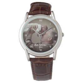 Relógio Melhor Vovô Já Personalizado Foto Cria Seu Próprio