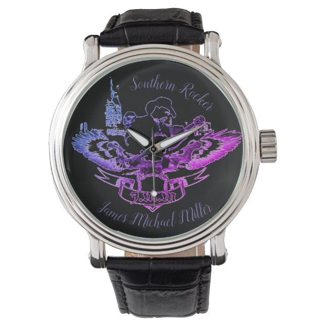 Relógio Memabilia Watch Por James Michael Miller (Frente)