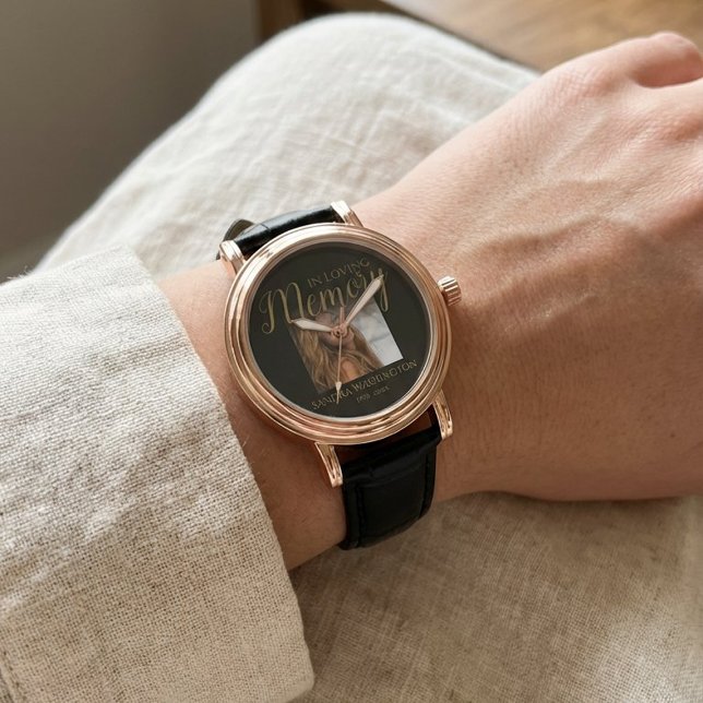 Relógio Memorial de Fotografias Personalizado (Criador carregado)