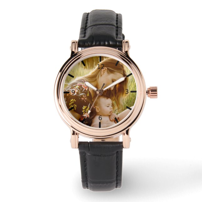 Relógio Memórias de Fotografias Personalizadas (Frente)