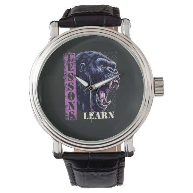 Relógio Men/Women Angry Gorilla eWatch Watch (Frente)