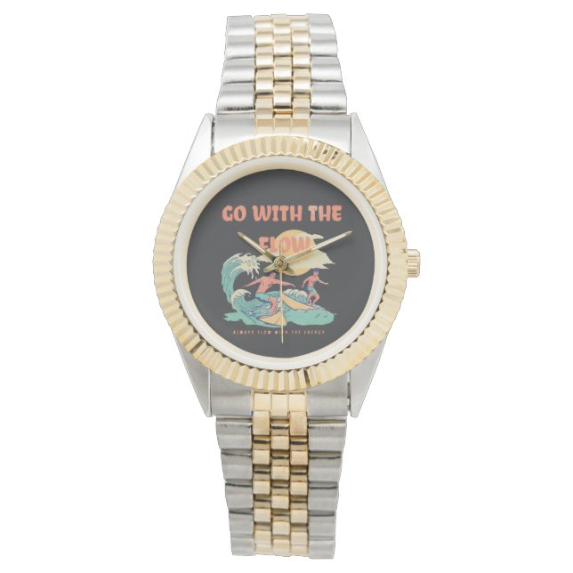 Relógio Men/Women Energy Flow Lessons Learn Watch (Frente)