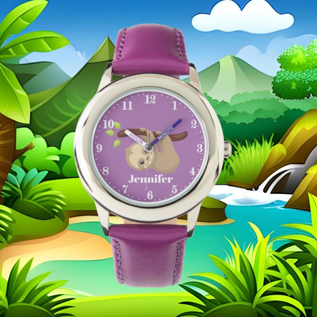 Relógio Meninas bonitas e preguiçosas adicionam o nome de  (Criador carregado)