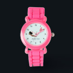 Relógio Meninas Mar Mágico de Cuta Afro-Sereias<br><div class="desc">Essa linda e esquimética garotinha assistindo traços e uma sereia mágica debaixo do mar vestindo uma afro,  com uma cauda rosa e um simples fundo azul. O relógio pode ser personalizado com o nome de suas garotas e tem números claros,  o presente perfeito para qualquer entusiasta da sereia.</div>