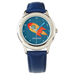 Relógio Meninos Rocket Space Blue Astronauta