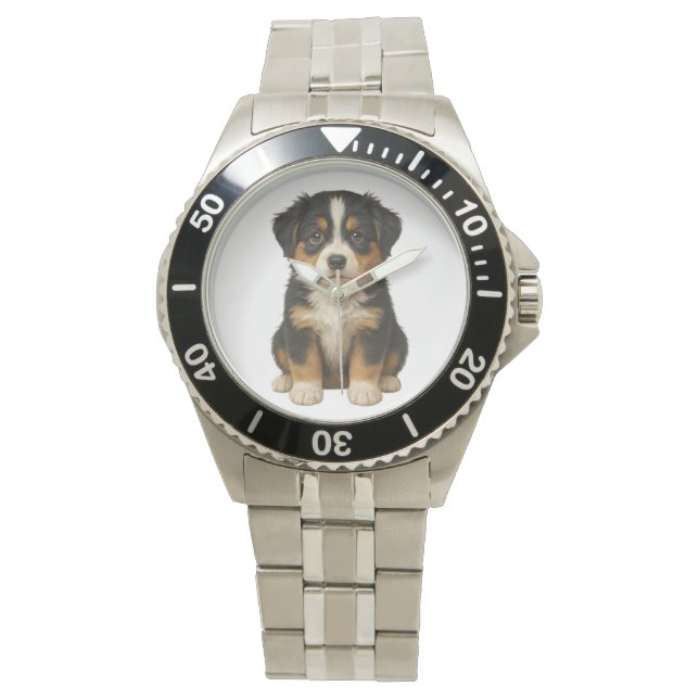 Relógio Men's Australian Shepherd SS Bracelet Watch (Frente)