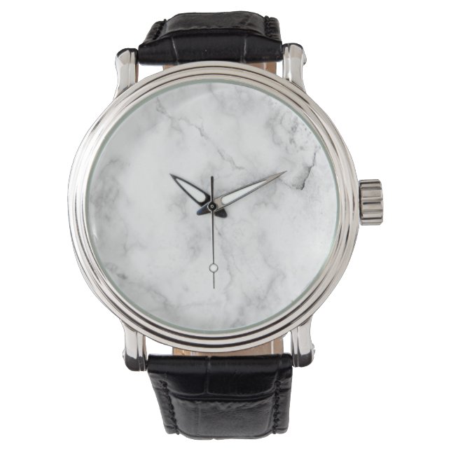 Relógio Mens MARBLE ACCENT Minimalist Watch | Presente par (Frente)