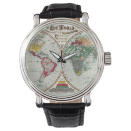 Relógio Men's Missonary World Map Watch
