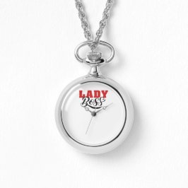 Relógio Mentalidade de Chefe – Design de Citação de Mulher